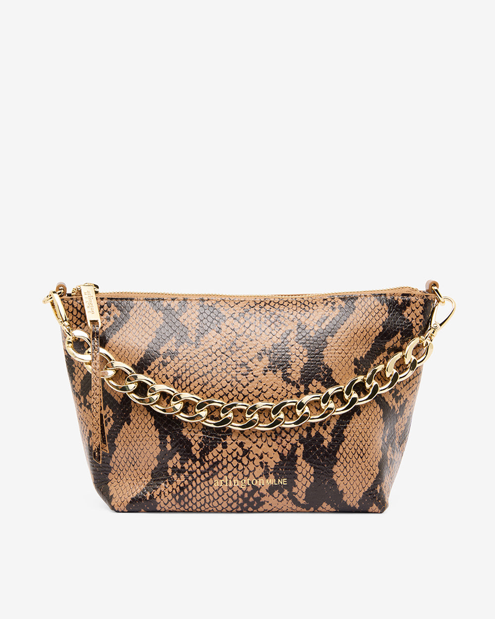 Agnes Bag - Caramel Python