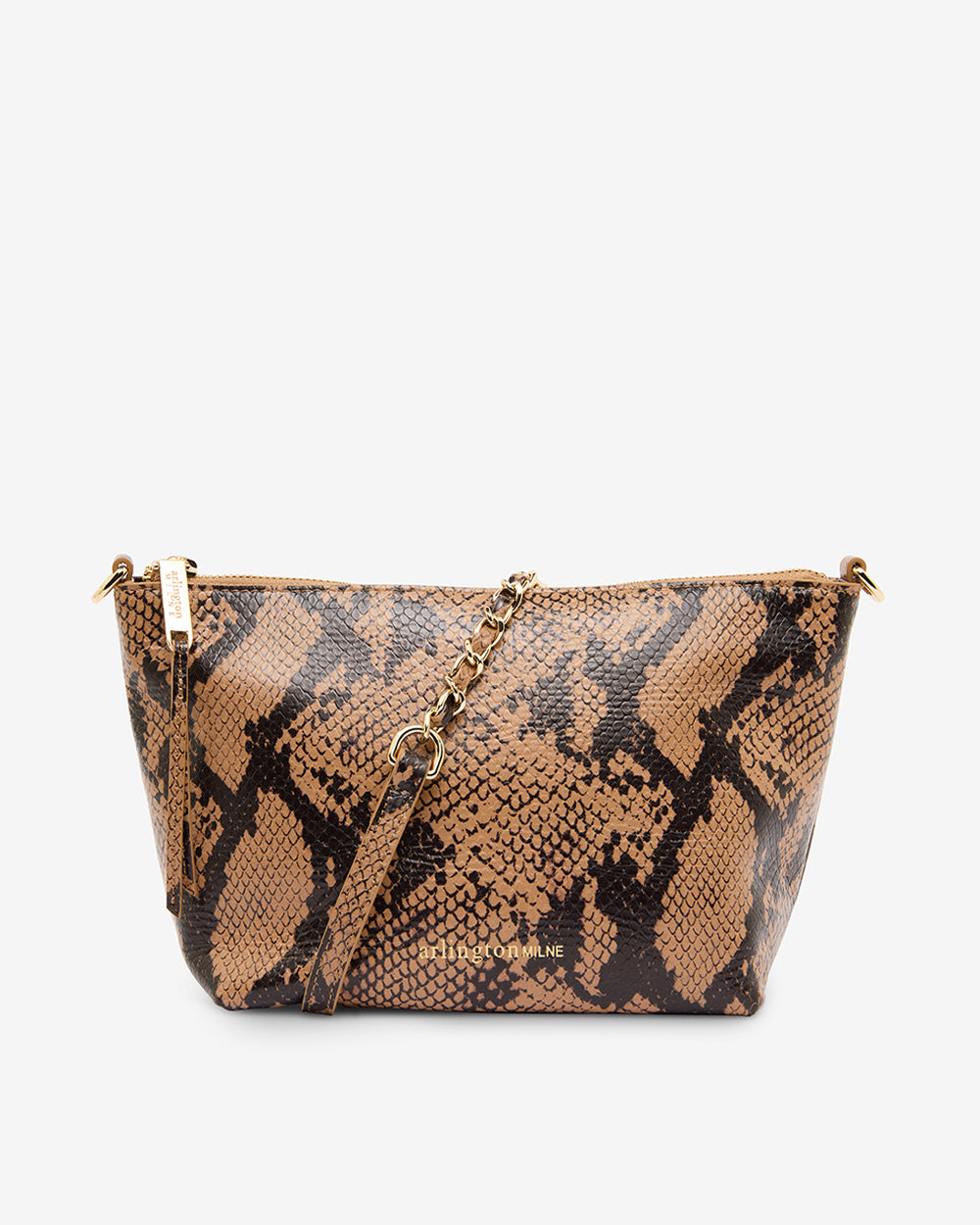 Agnes Bag - Caramel Python