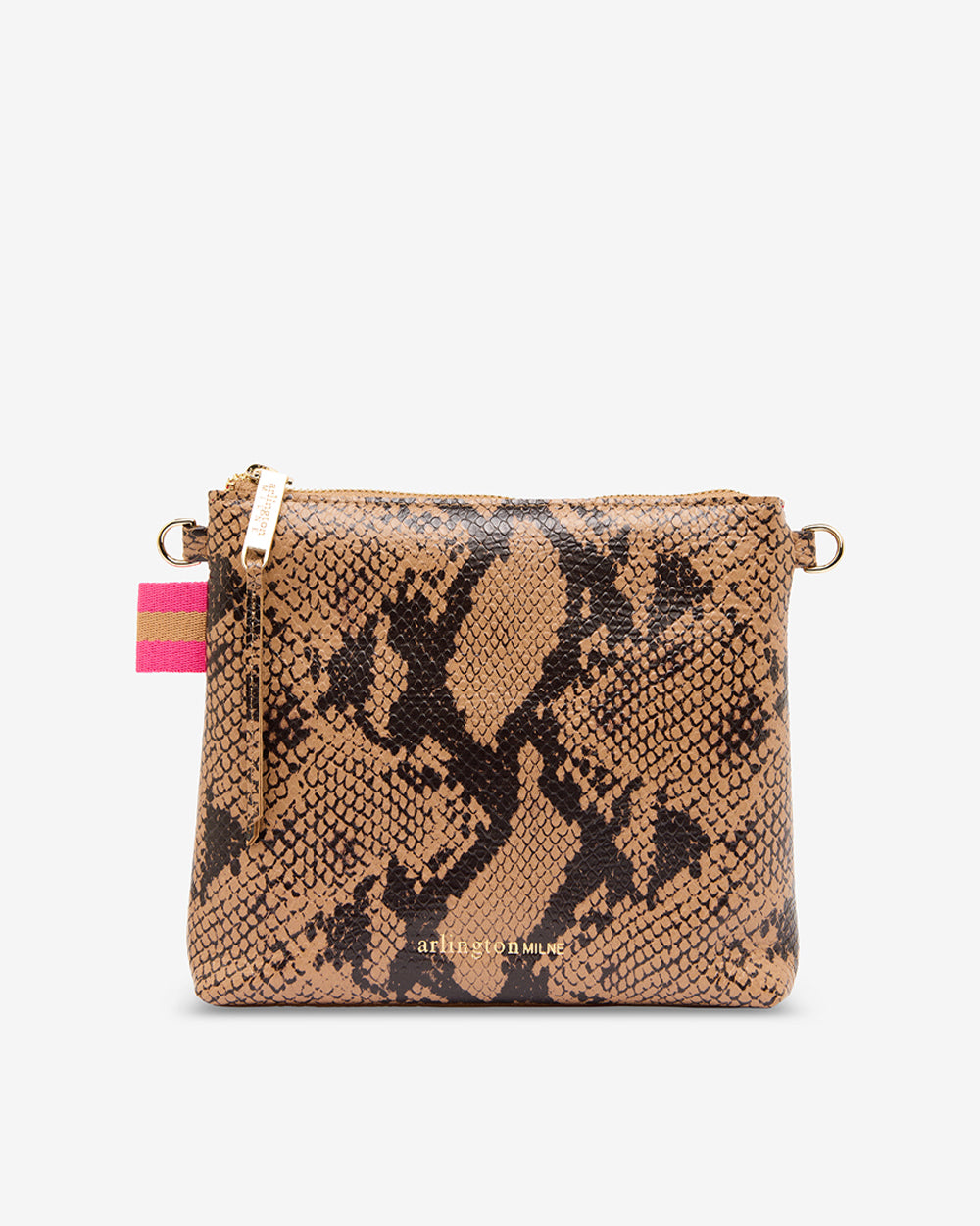 Alexis Crossbody - Caramel Python