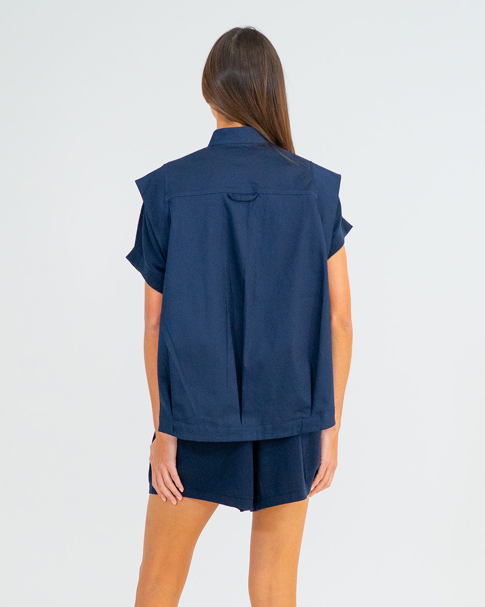 Clare Vest - Navy