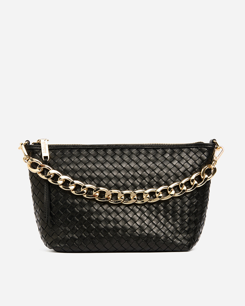 Agnes Bag Black Weave Arlington Milne