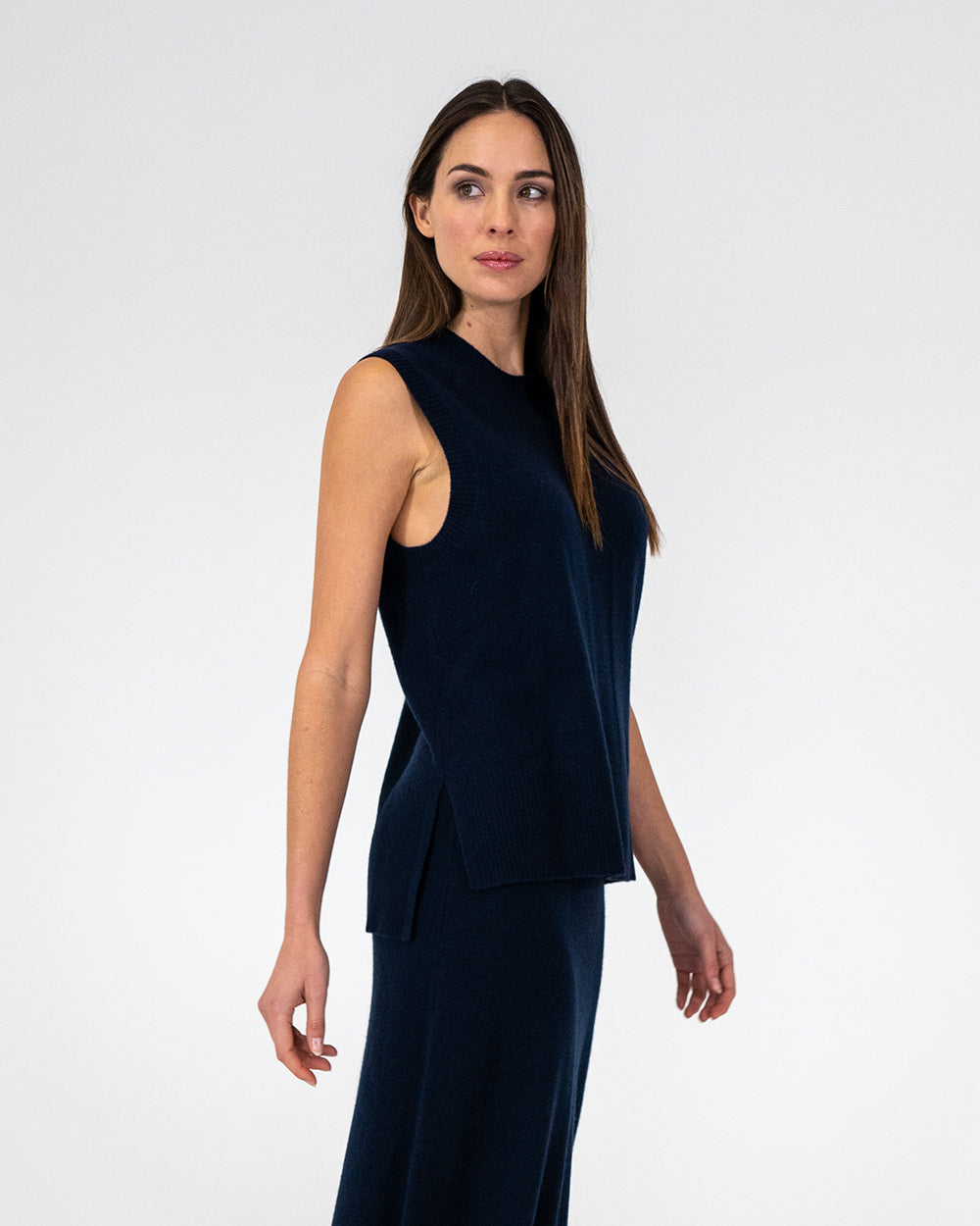 Alana Vest - Navy