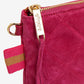 Alexis Crossbody - Quilted Hot Pink Suede