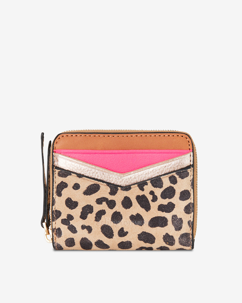 Alexis Zip Purse - Spot Suede Multi