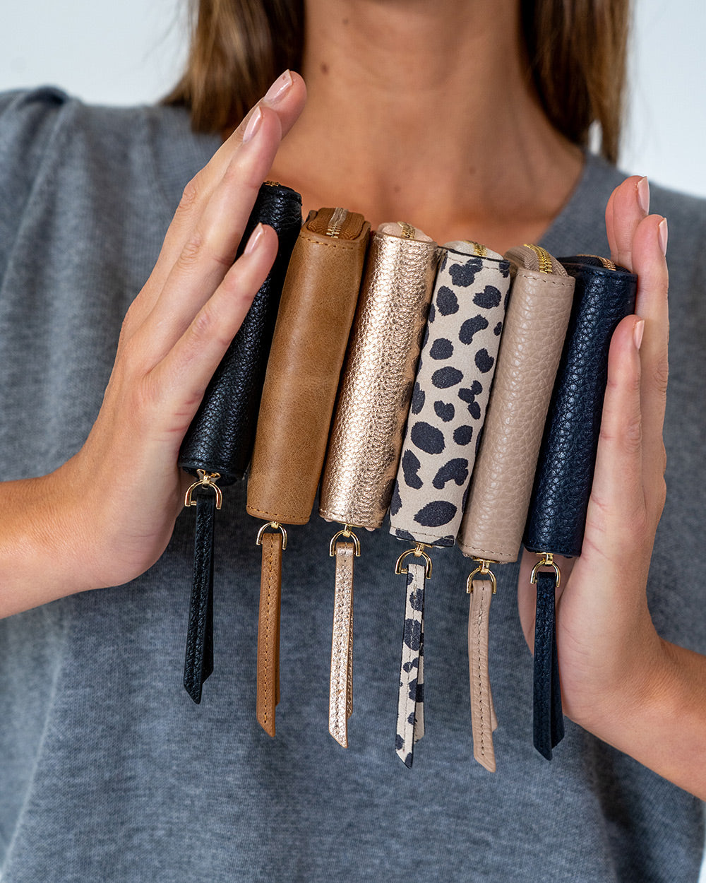 Alexis Zip Purse - Navy Multi