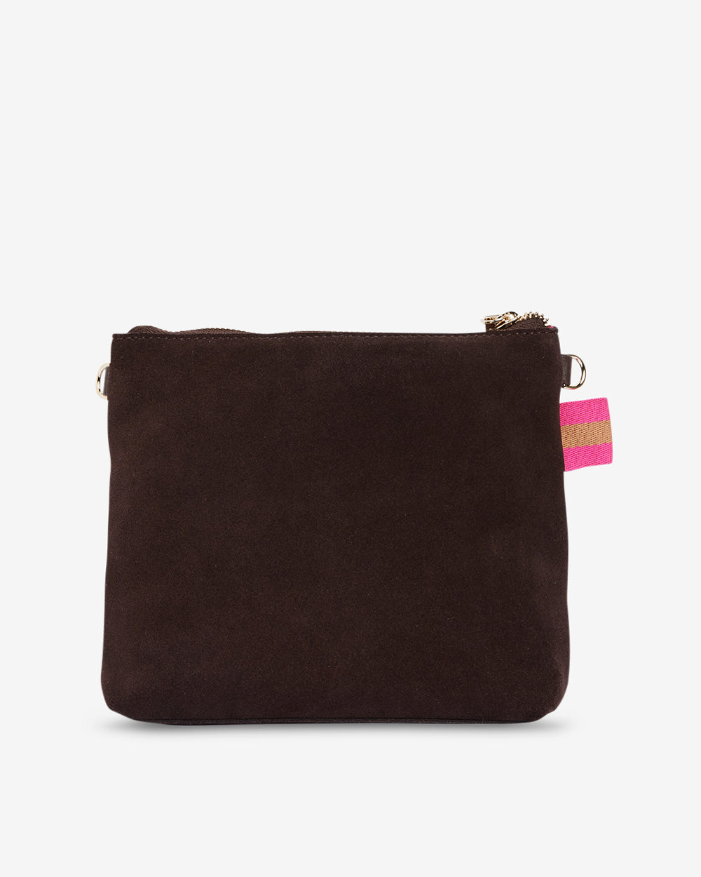 Alexis Crossbody - Chocolate Suede