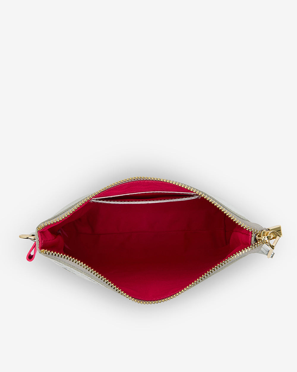 Alexis Crossbody - Silver Crinkle