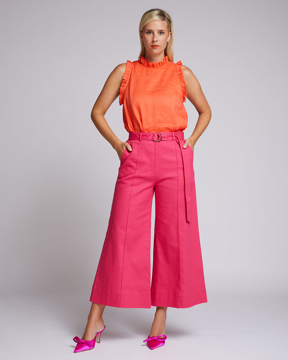 Annalise Top - Tangerine