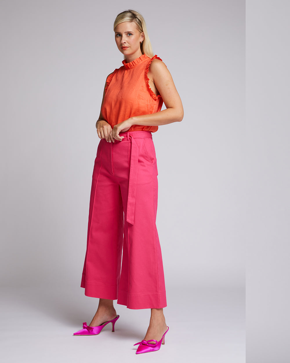 Annalise Top - Tangerine