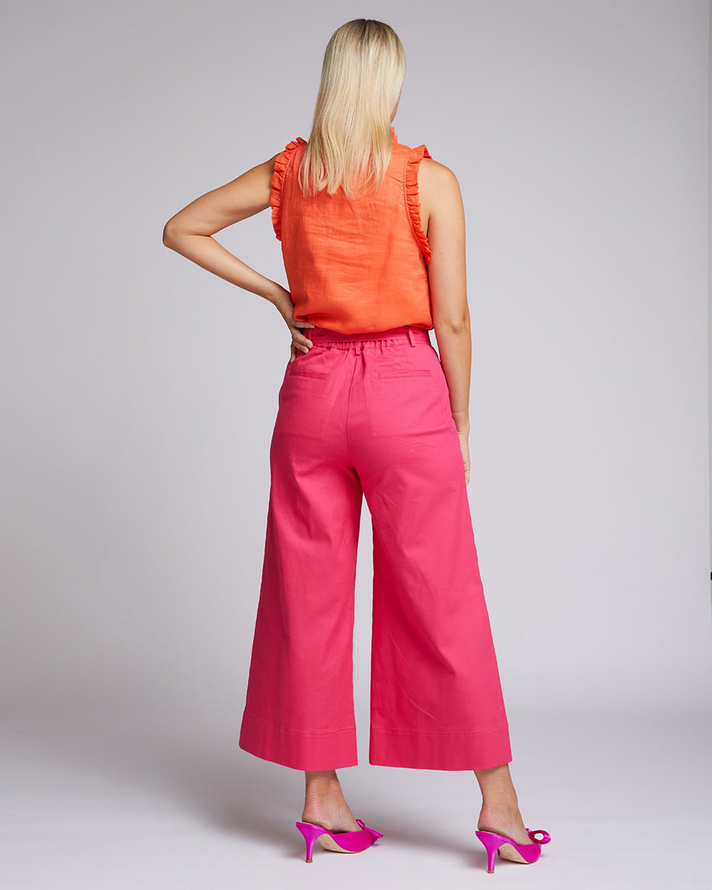 Chiara Trouser - Raspberry