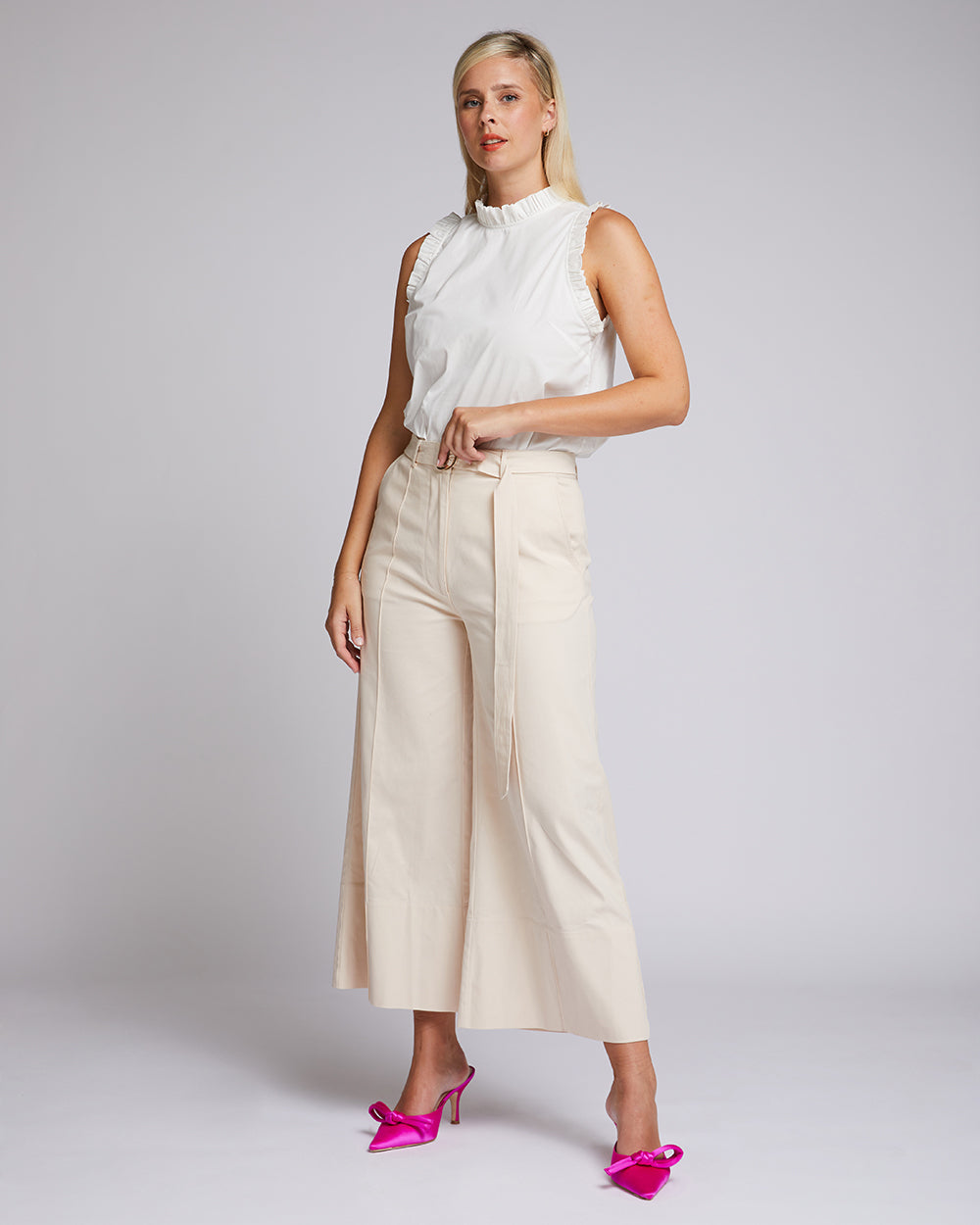 Chiara Trouser - Vanilla