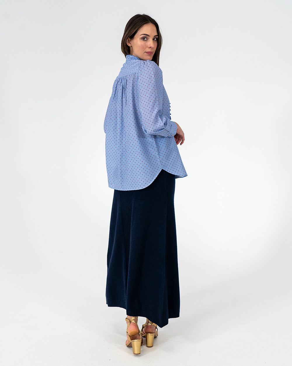 Ashley Blouse - Polka Dot