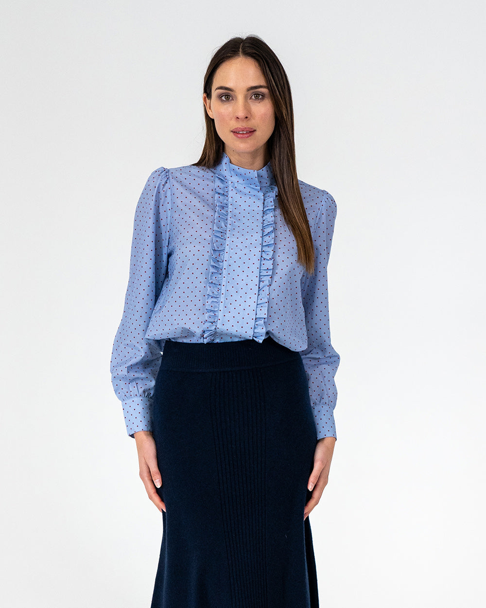 Ashley Blouse - Polka Dot