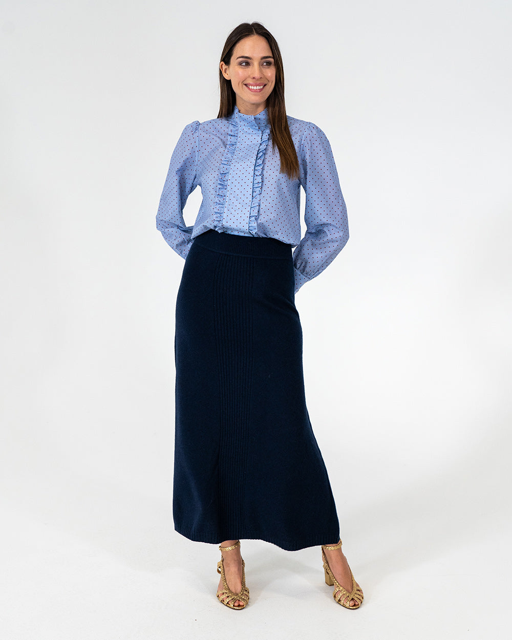 Ashley Blouse - Polka Dot