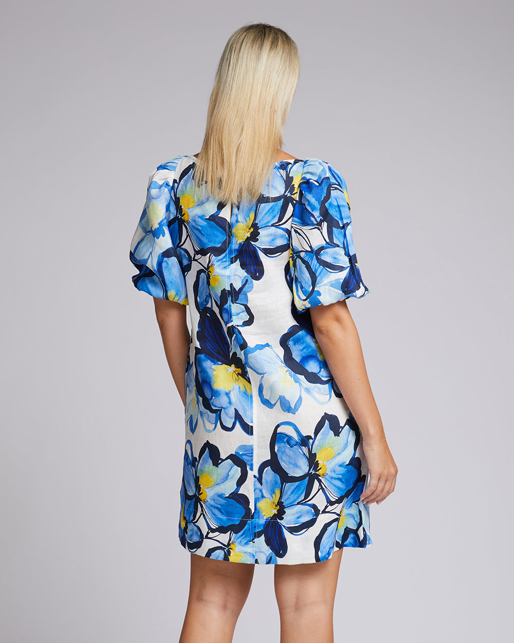 Azure Dress - Iris Floral