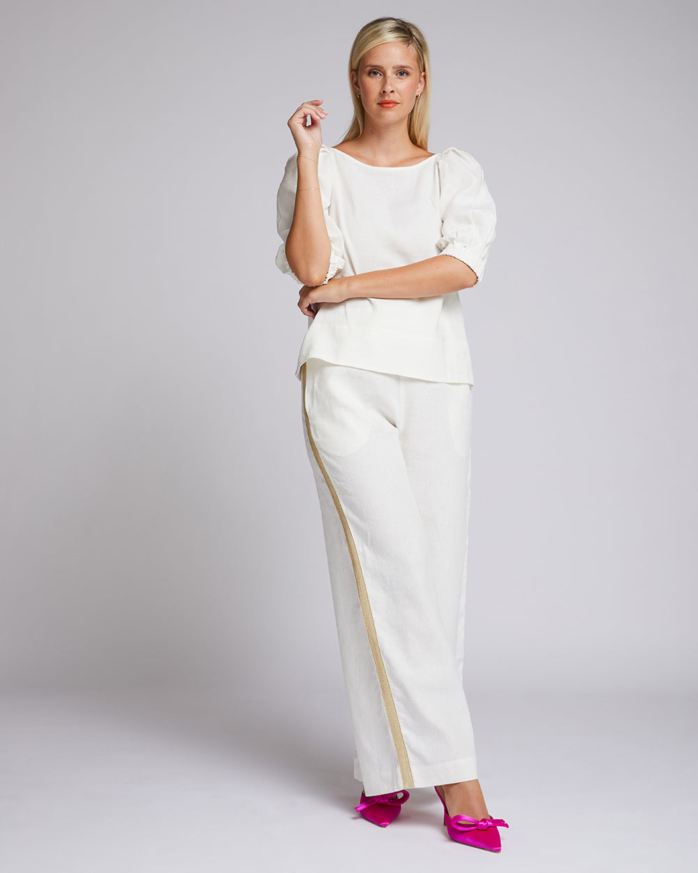 Azure Top - White