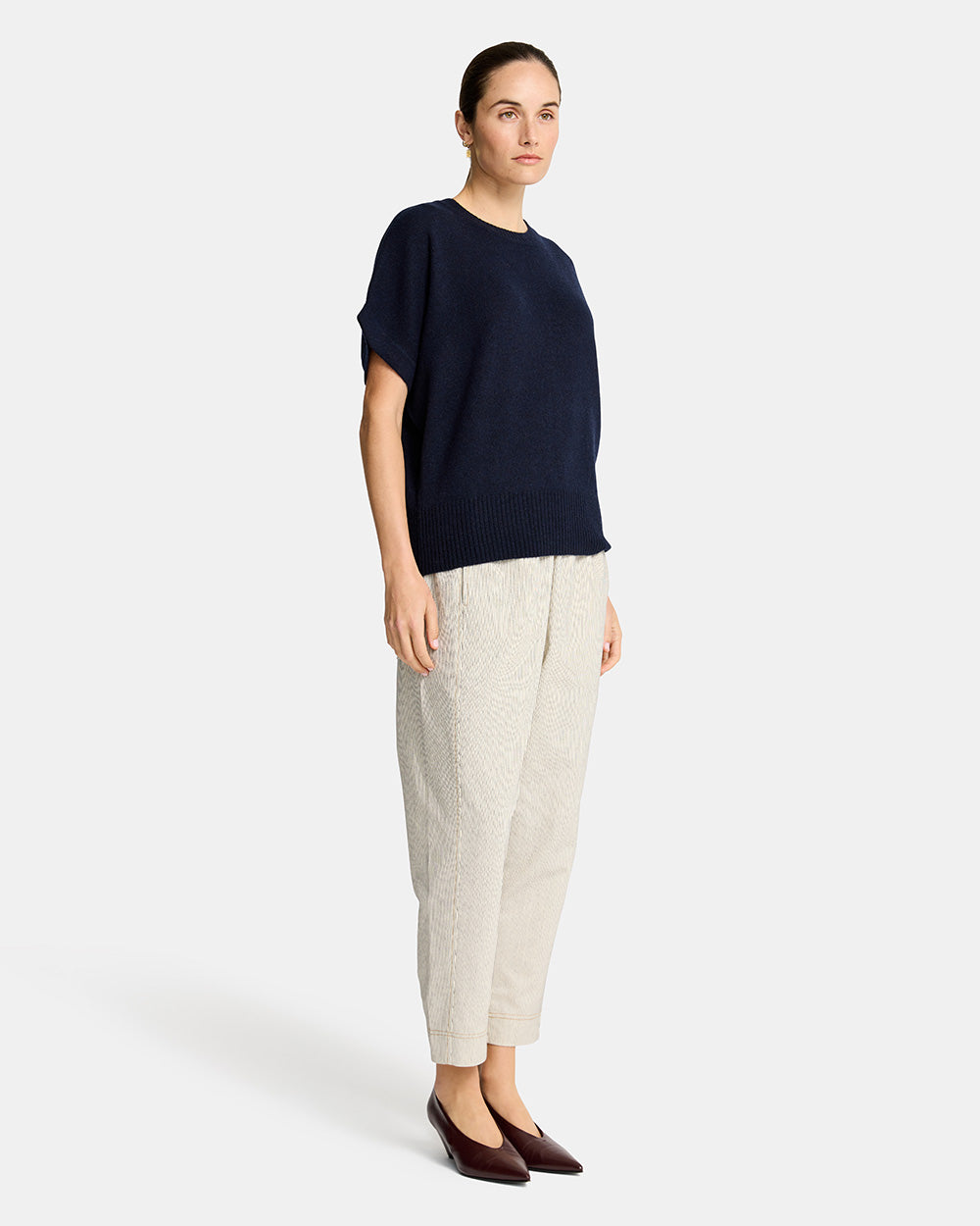 Bella Knit Top - Navy