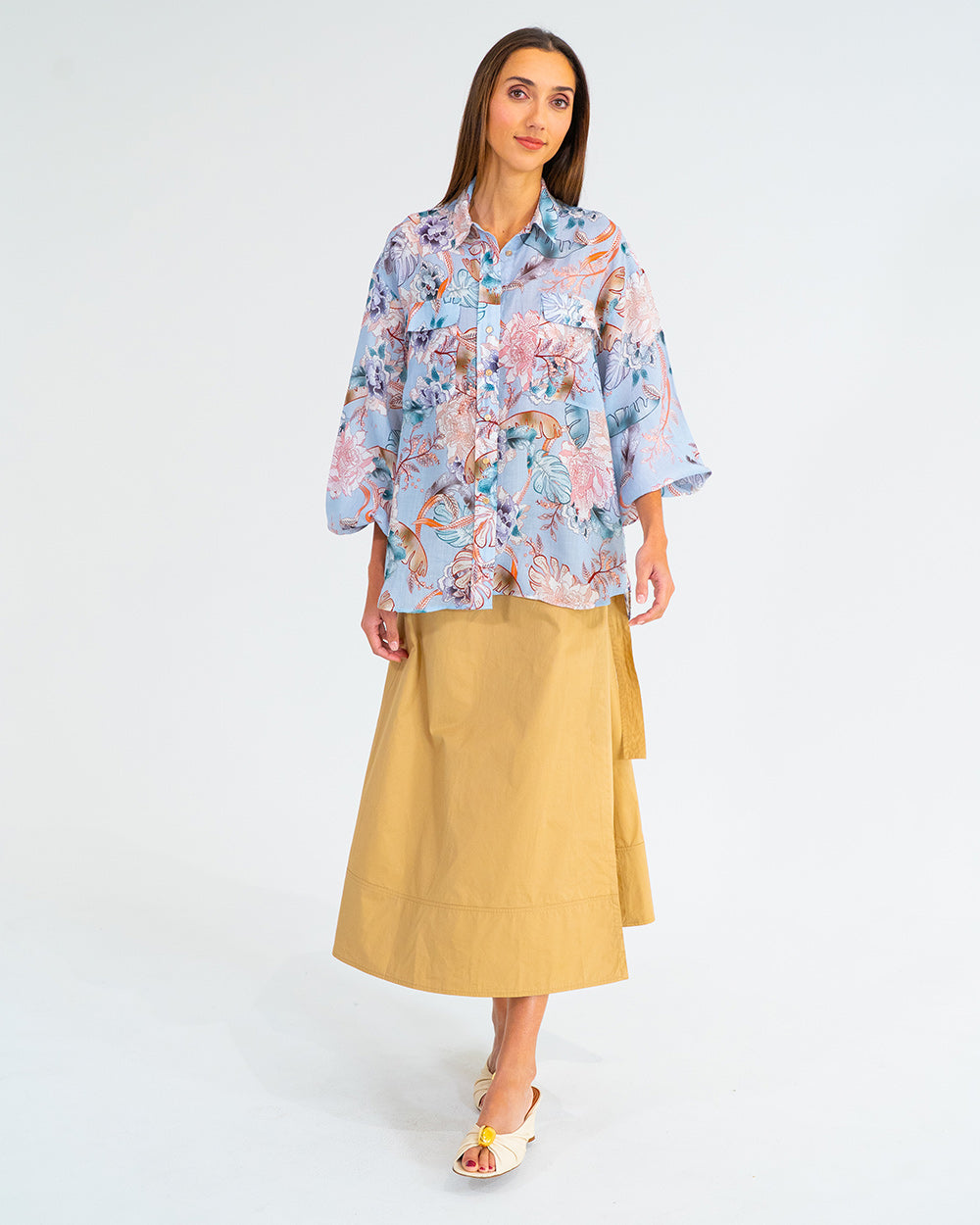 Bobbie Shirt - Oriental Floral