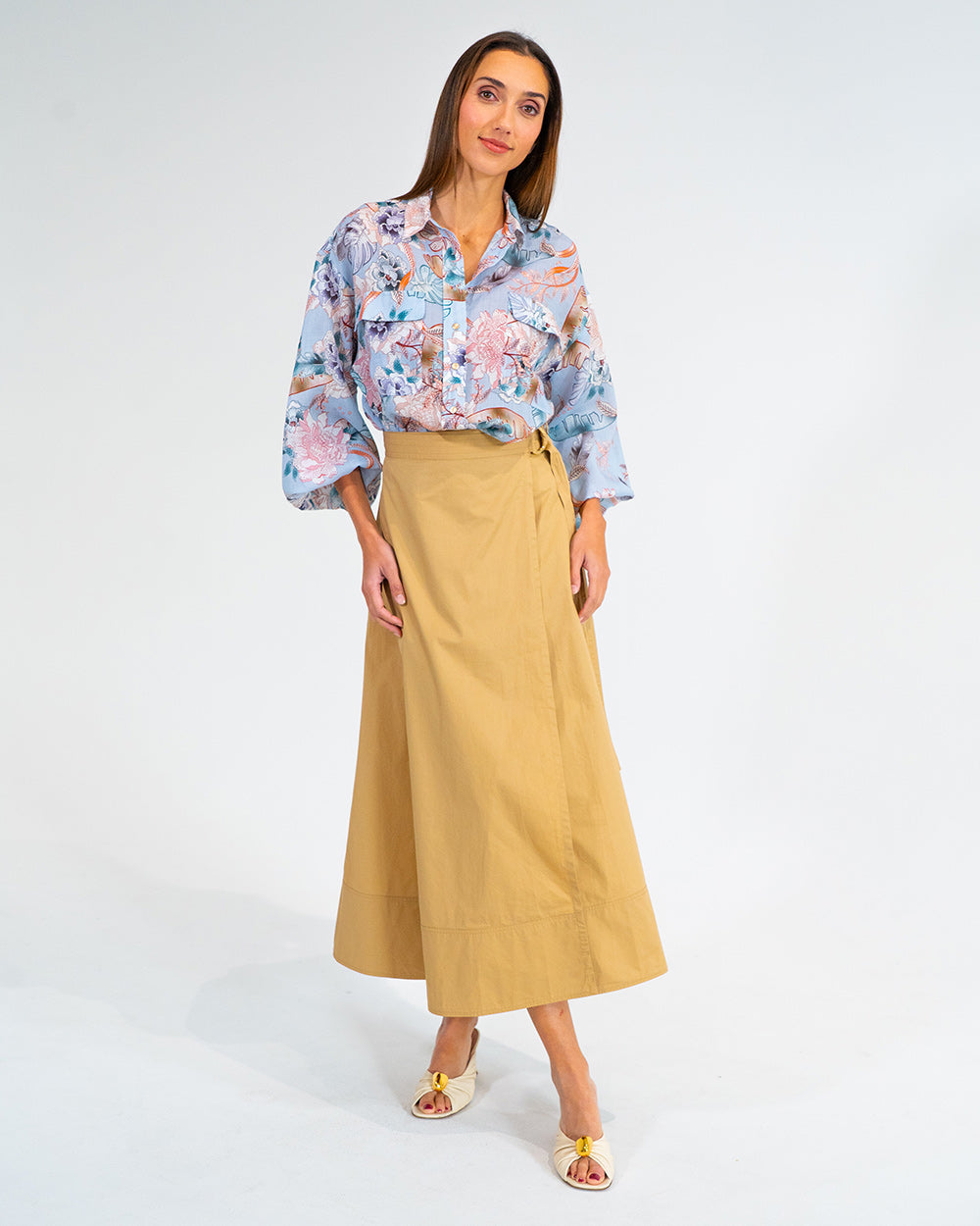 Bobbie Shirt - Oriental Floral