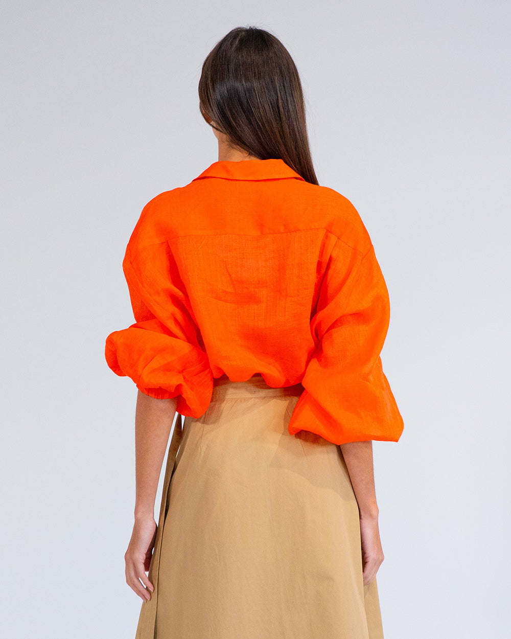 Bobbie Shirt - Tangerine