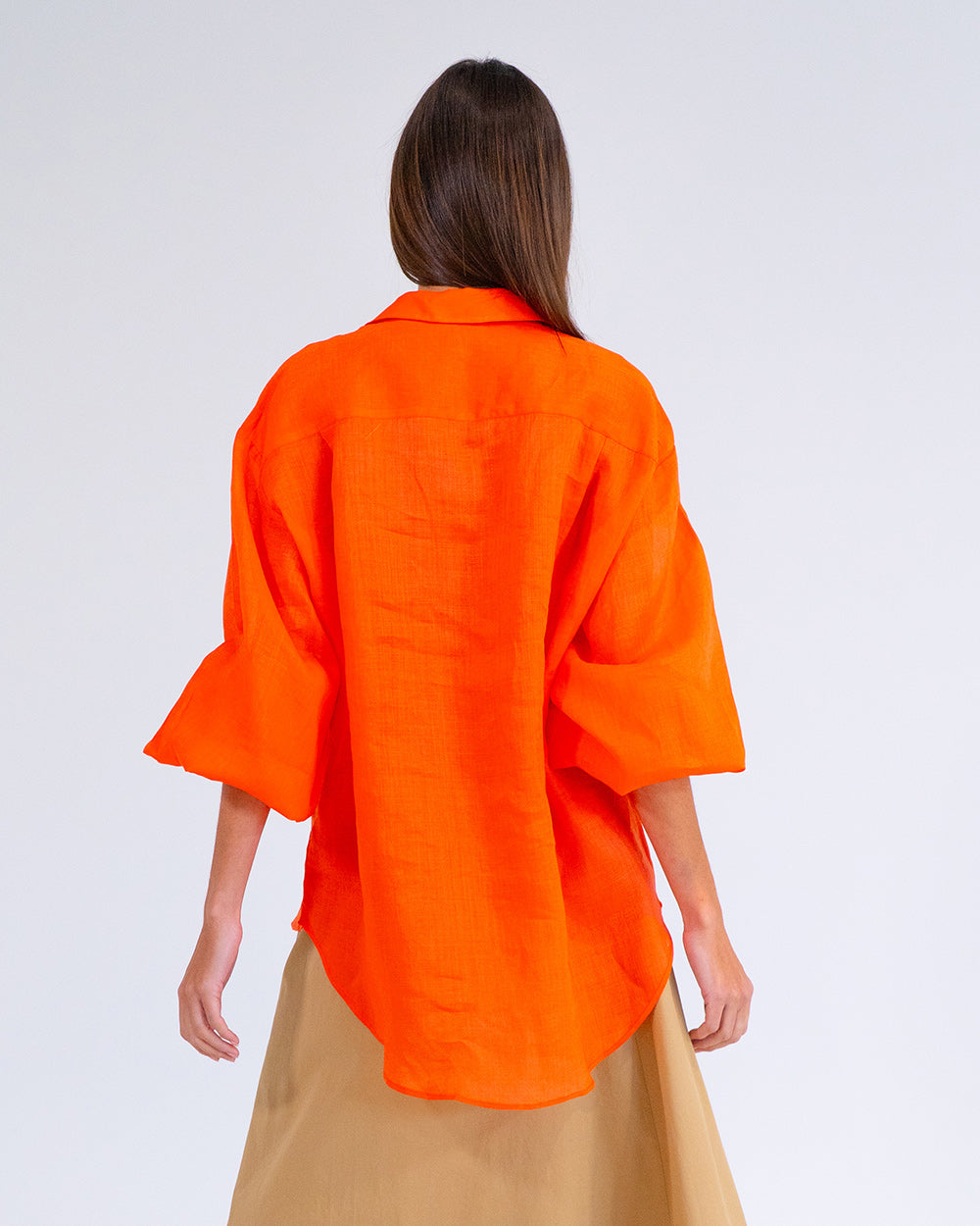 Bobbie Shirt - Tangerine