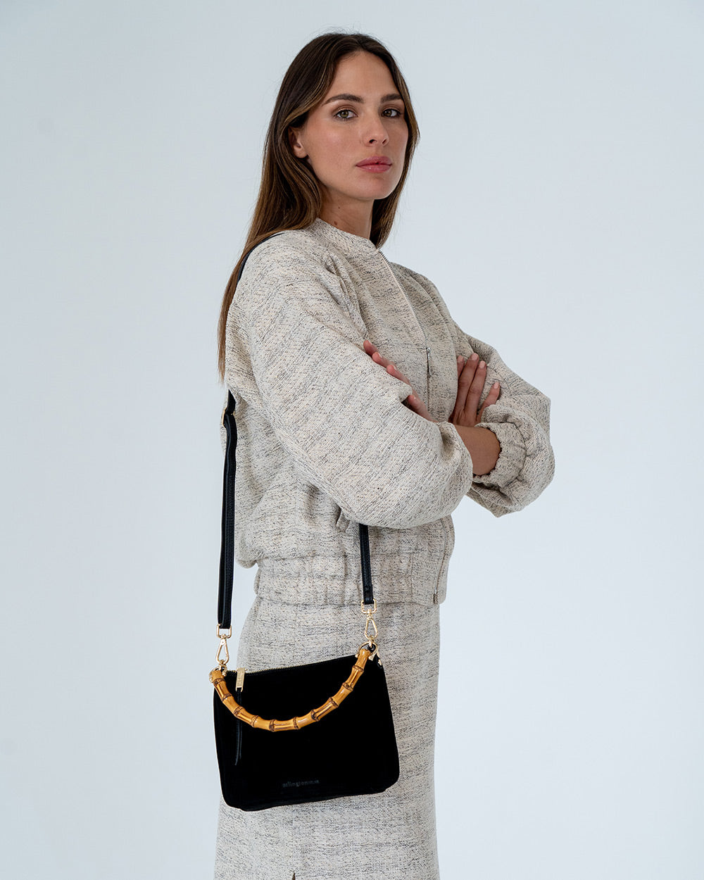 Bridget Bag - Black Suede