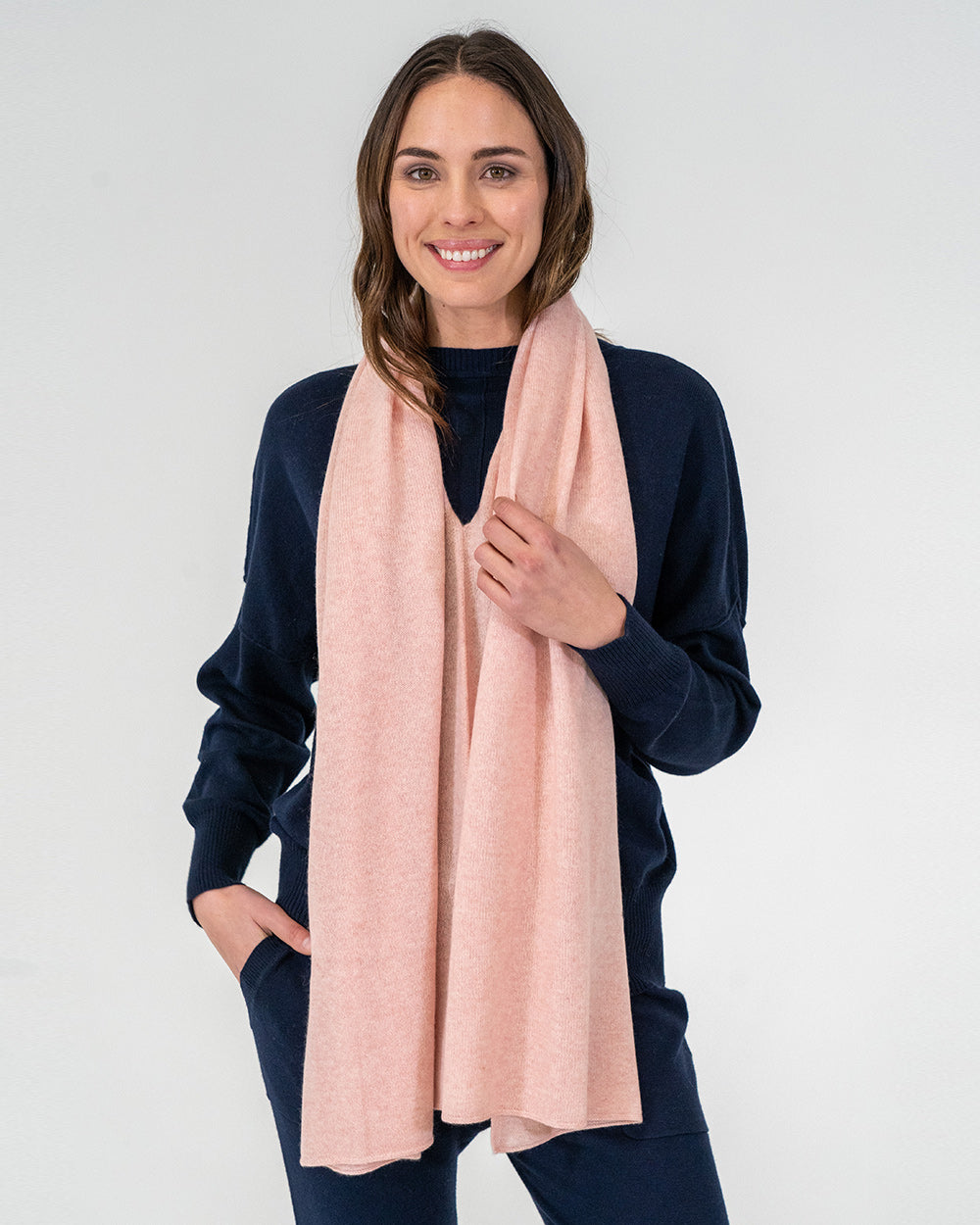 Cashmere Caplet - Baby Pink