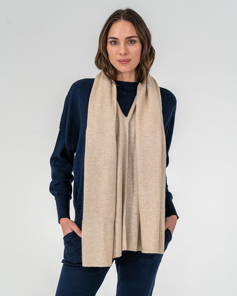 Cashmere Caplet - Oatmeal