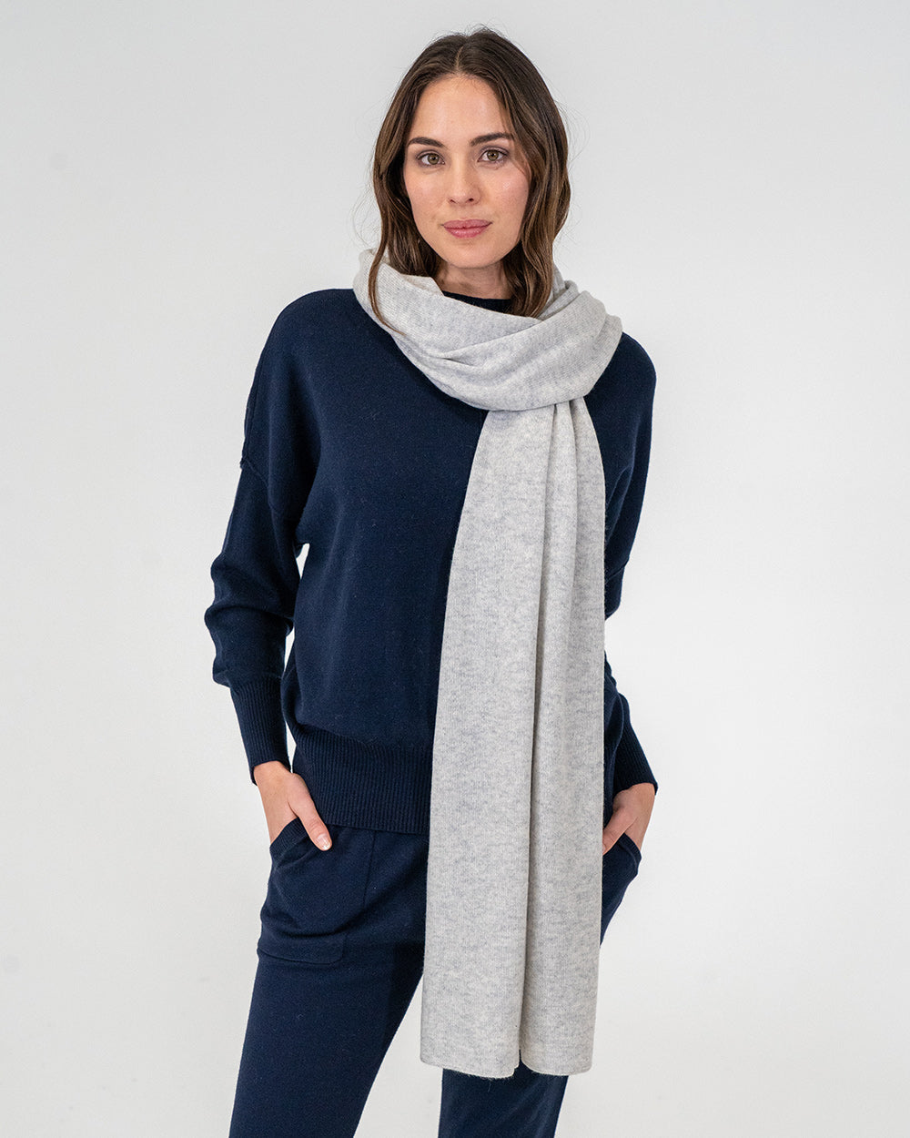 Cashmere Travel Wrap - Grey