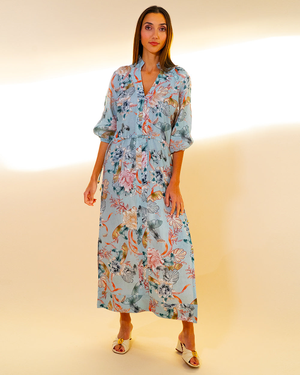 Cassandra Dress - Oriental Floral