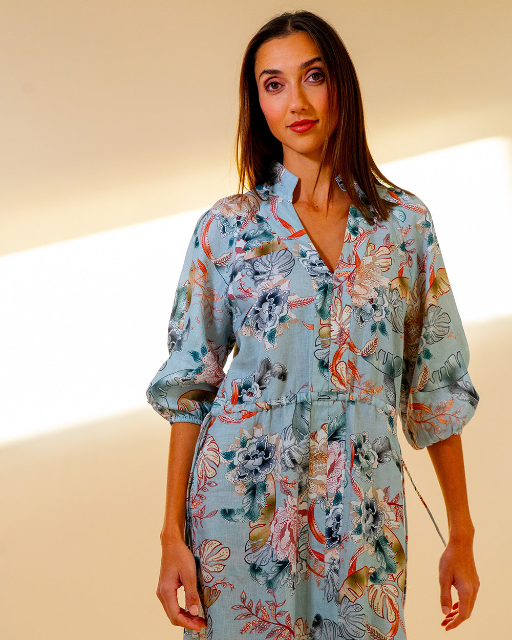 Cassandra Dress - Oriental Floral