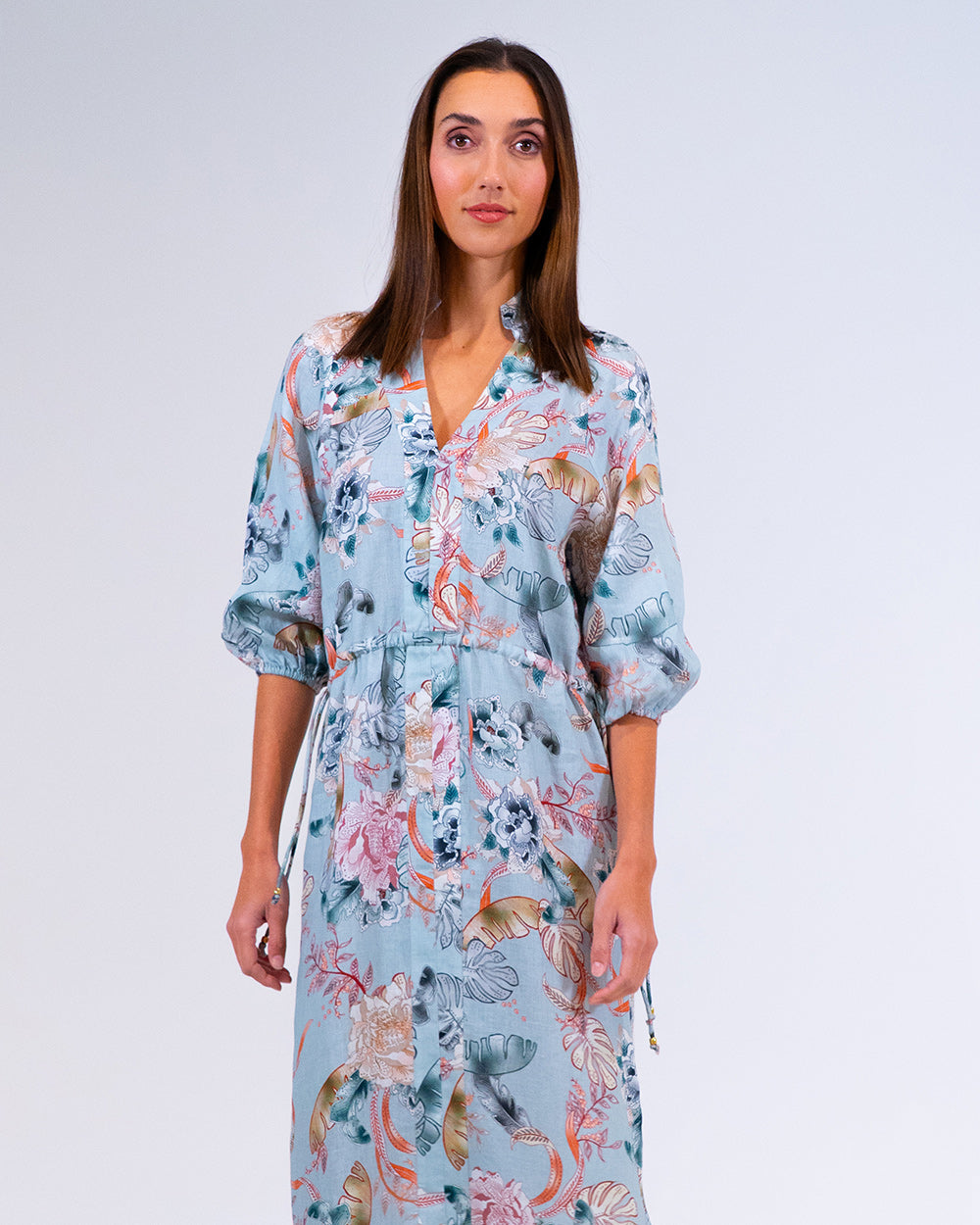 Cassandra Dress - Oriental Floral