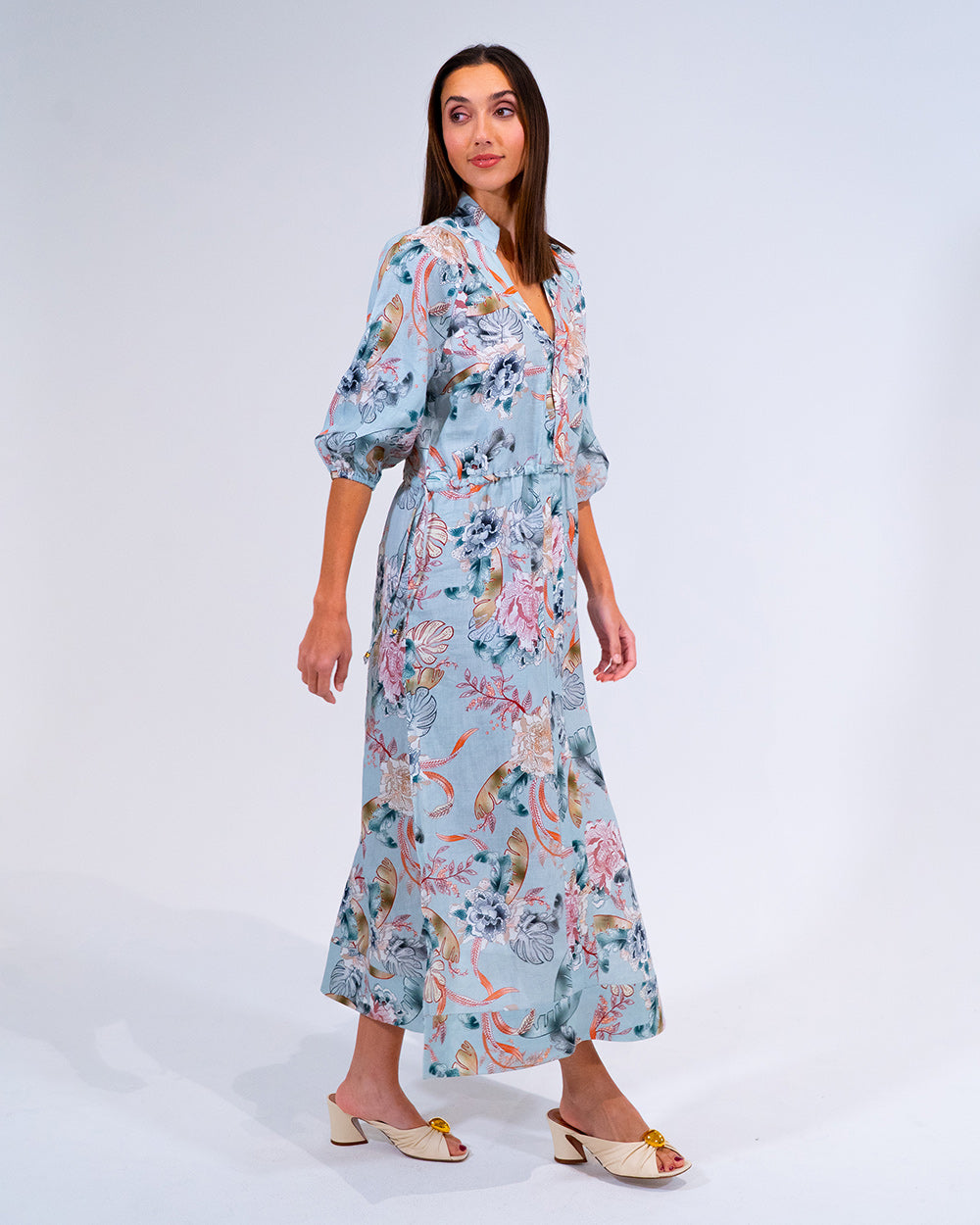 Cassandra Dress - Oriental Floral