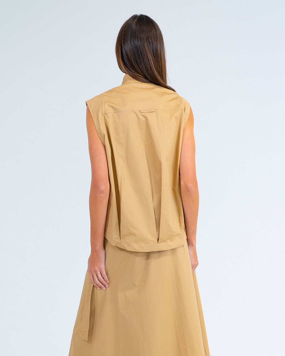 Clare Vest - Camel