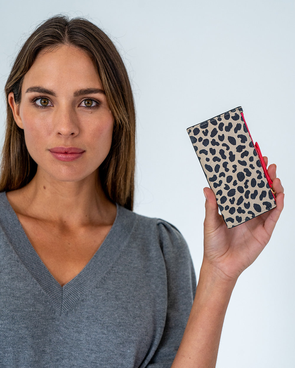 Compact Wallet - Spot Suede