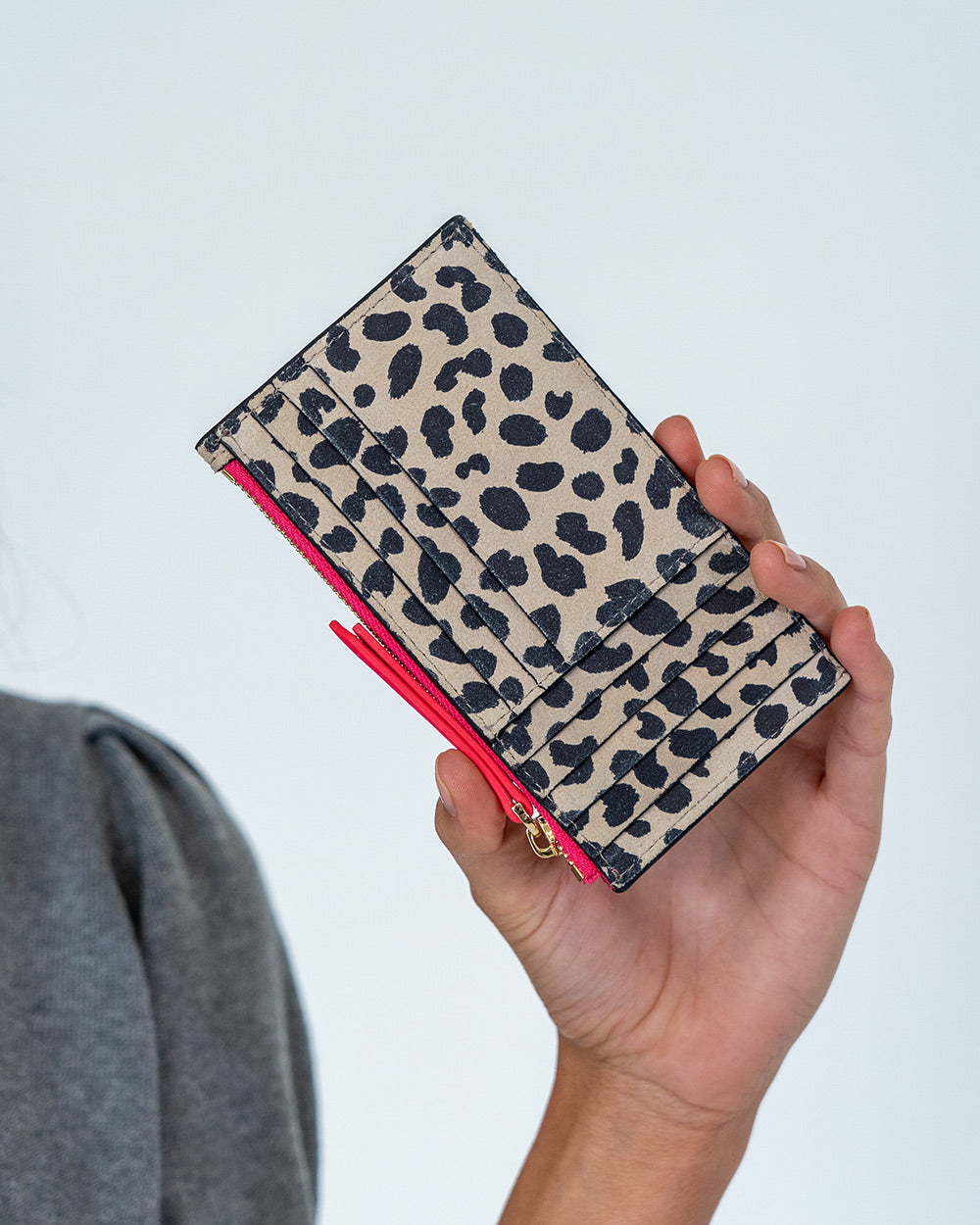 Compact Wallet - Spot Suede