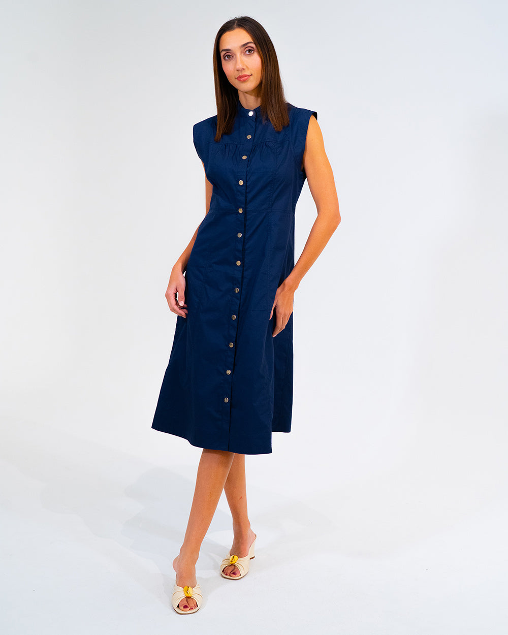 Iris Dress - Navy