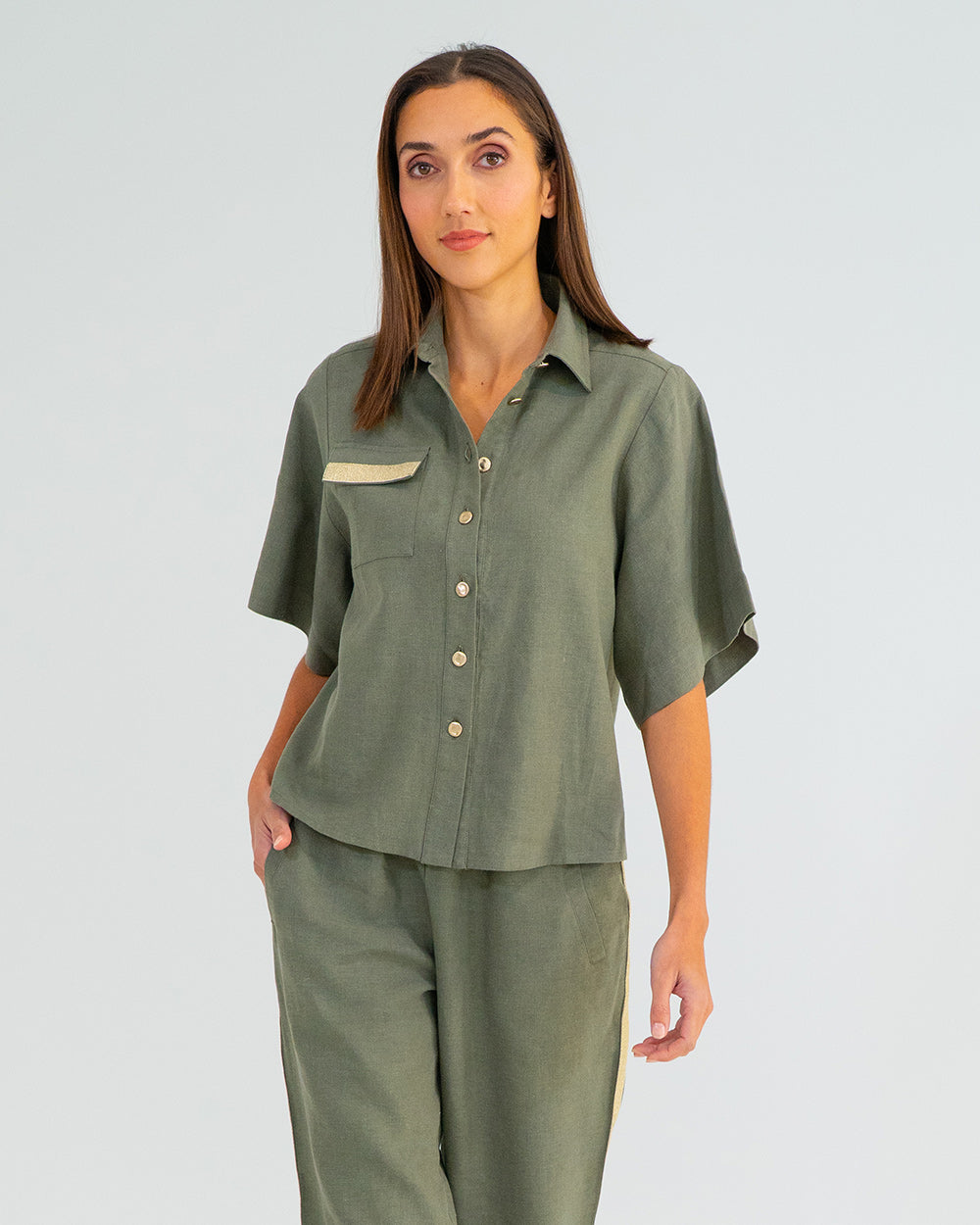 Isabel Shirt - Khaki