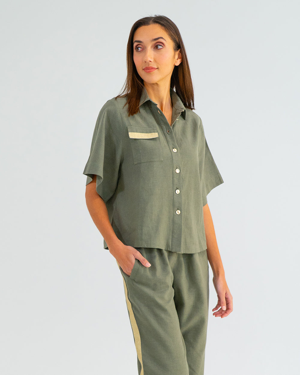 Isabel Shirt - Khaki
