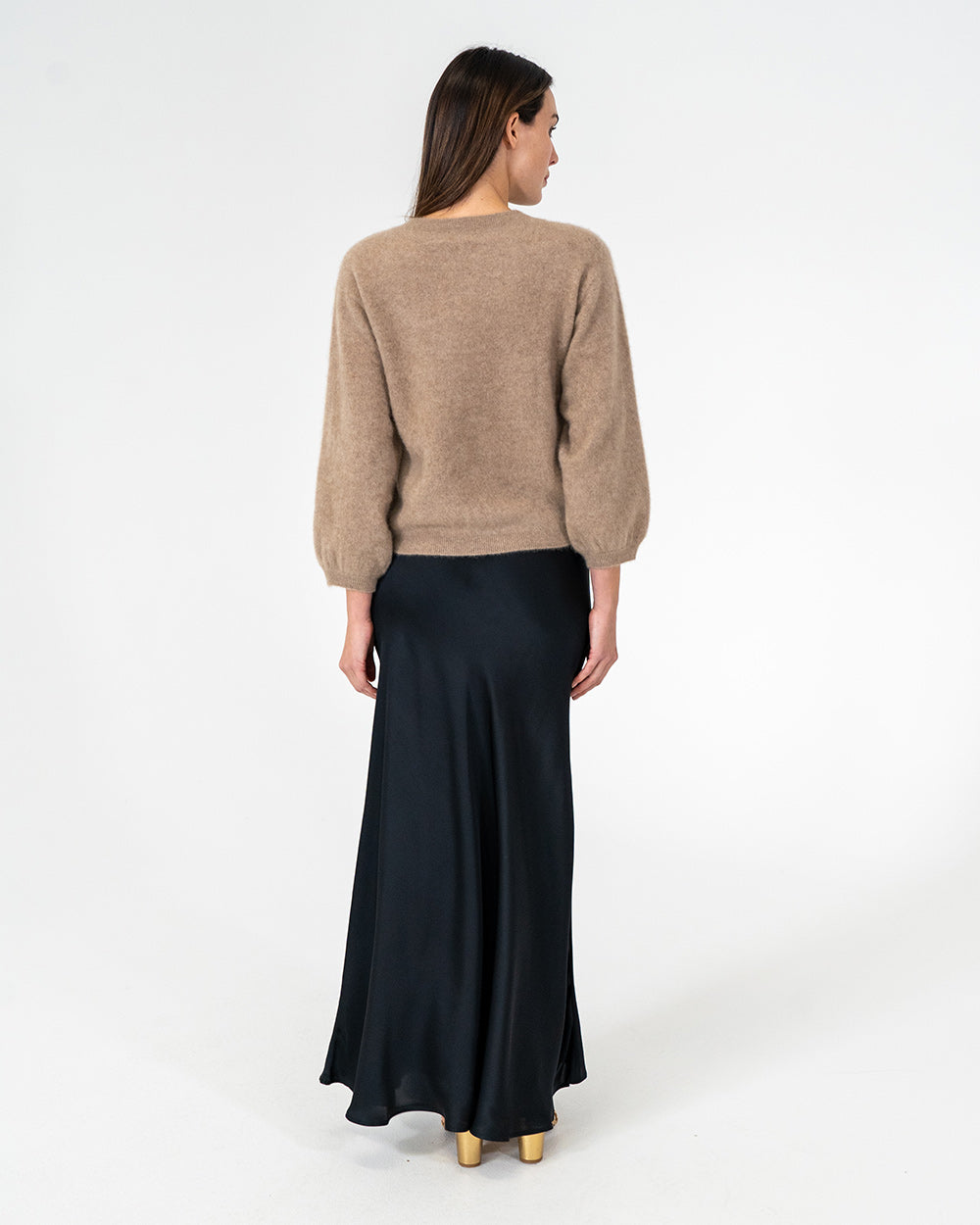 Josephine Bias Skirt - Black