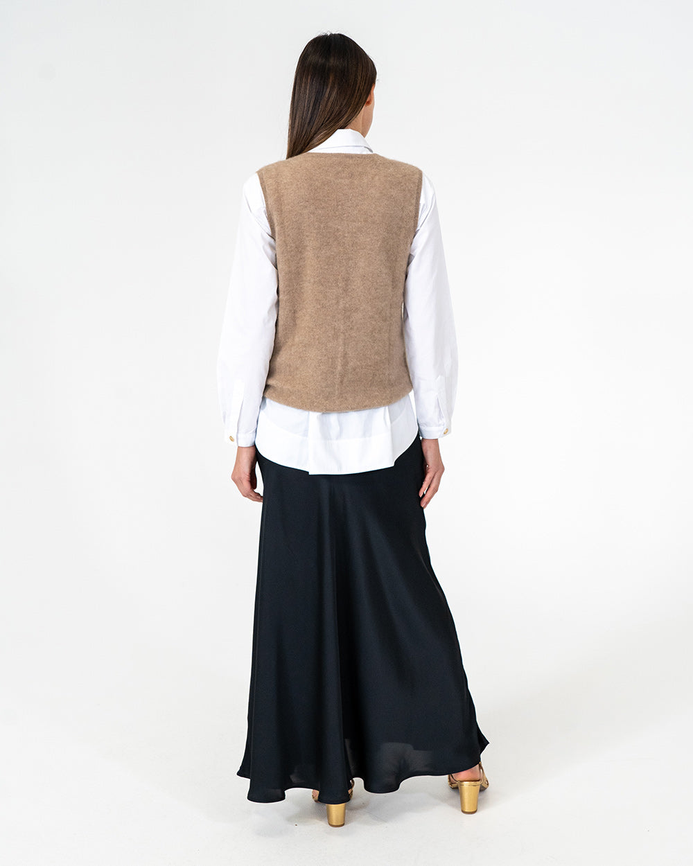 Josephine Bias Skirt - Black