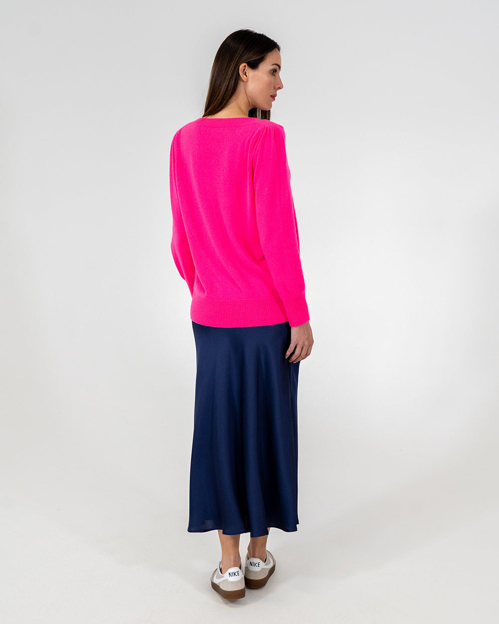 Josephine Bias Skirt - Navy