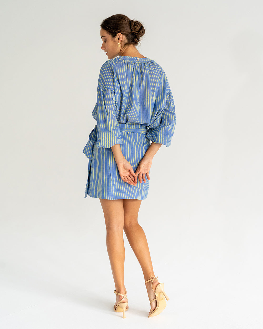 Jedda Wrap Skirt - Voile Stripe