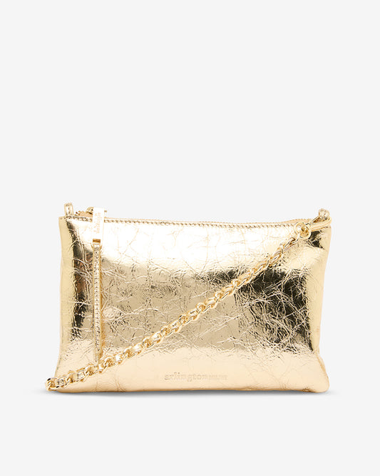 Molly Crossbody - Gold Crinkle