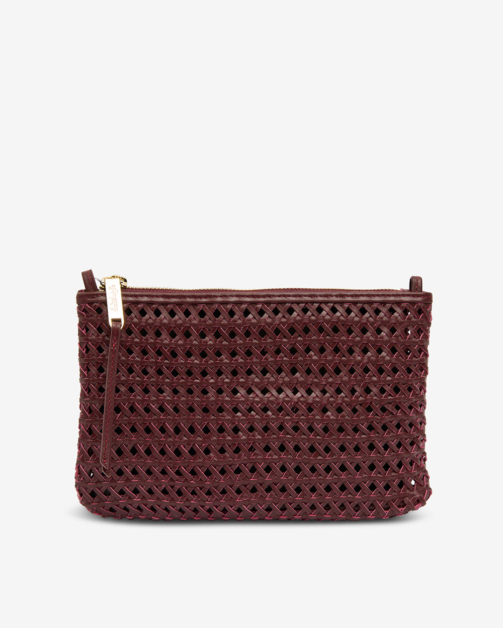 Molly Crossbody - Burgundy Weave