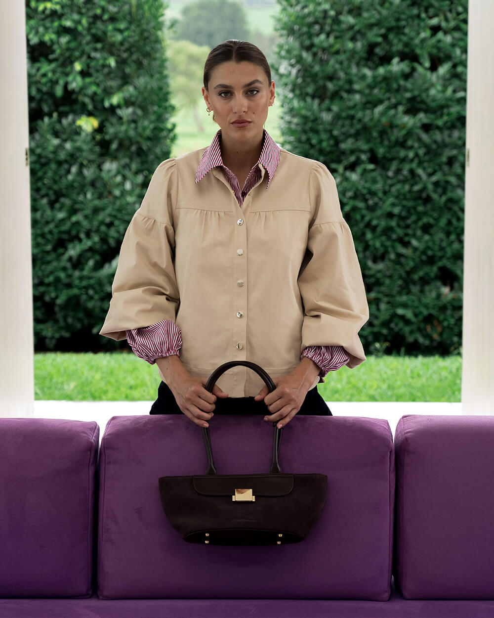 Nova Shoulder Bag - Chocolate