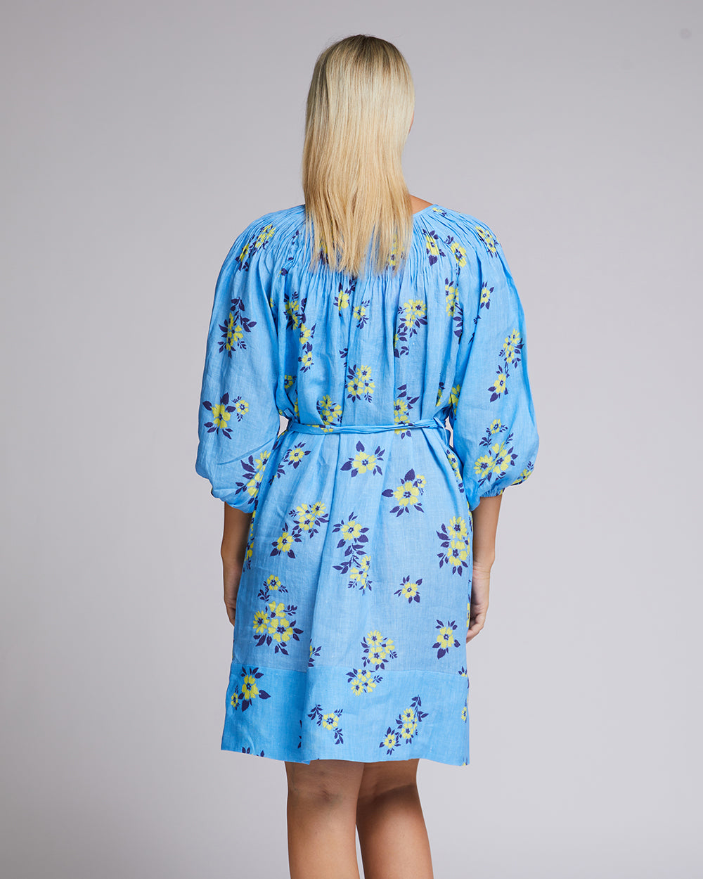 Renata Dress - Neon Ditsy