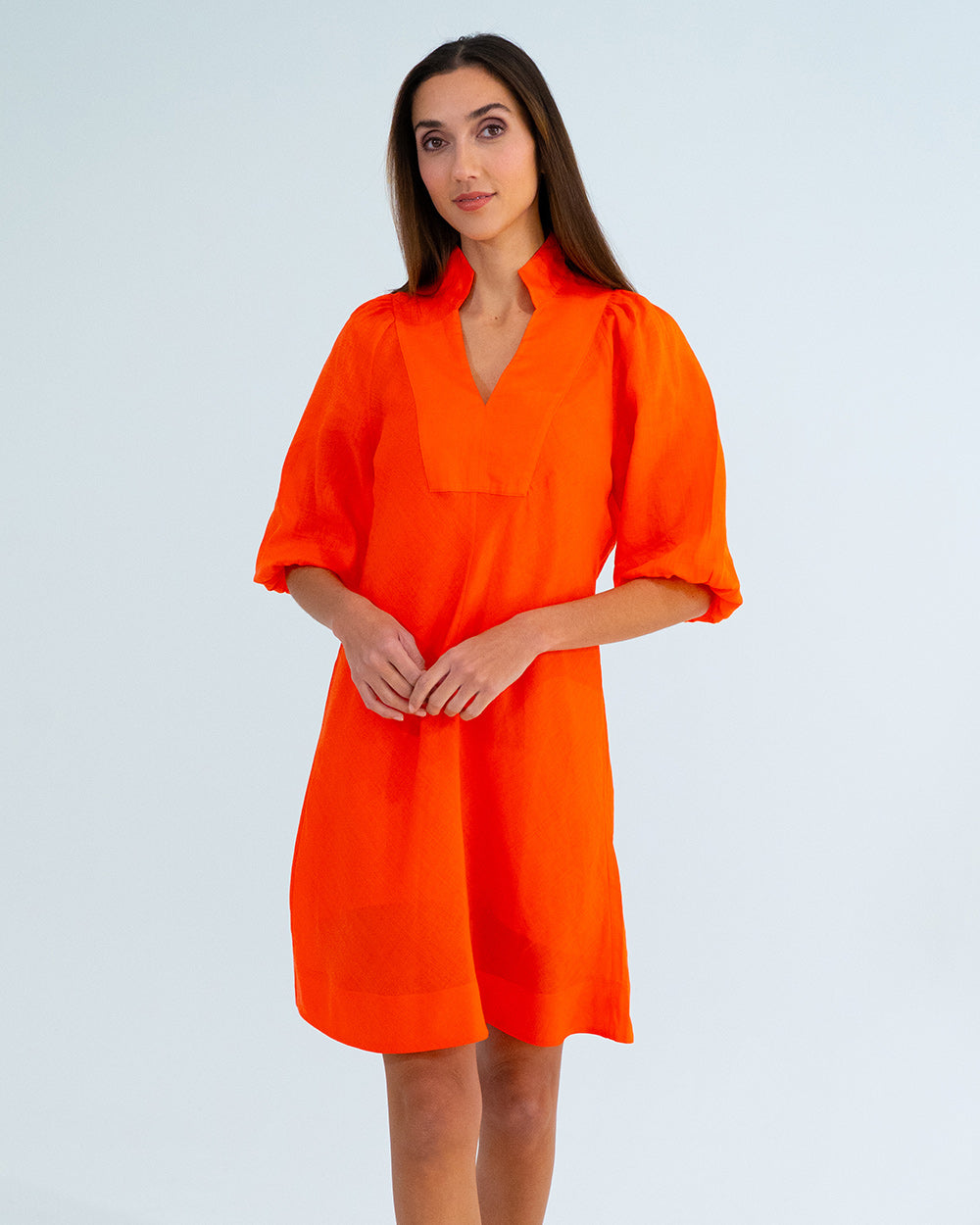 River Mini Dress - Tangerine