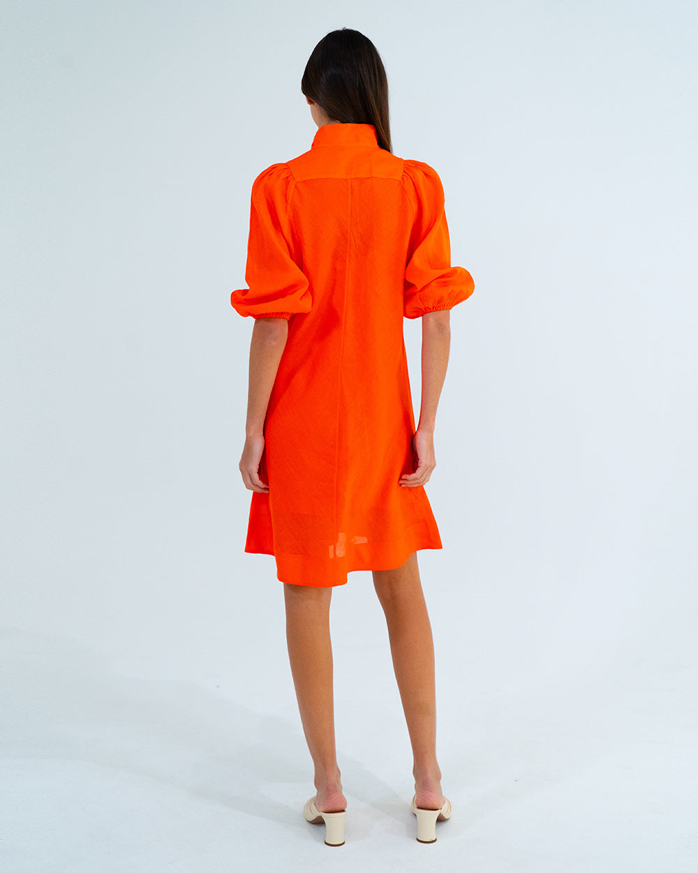 River Mini Dress - Tangerine