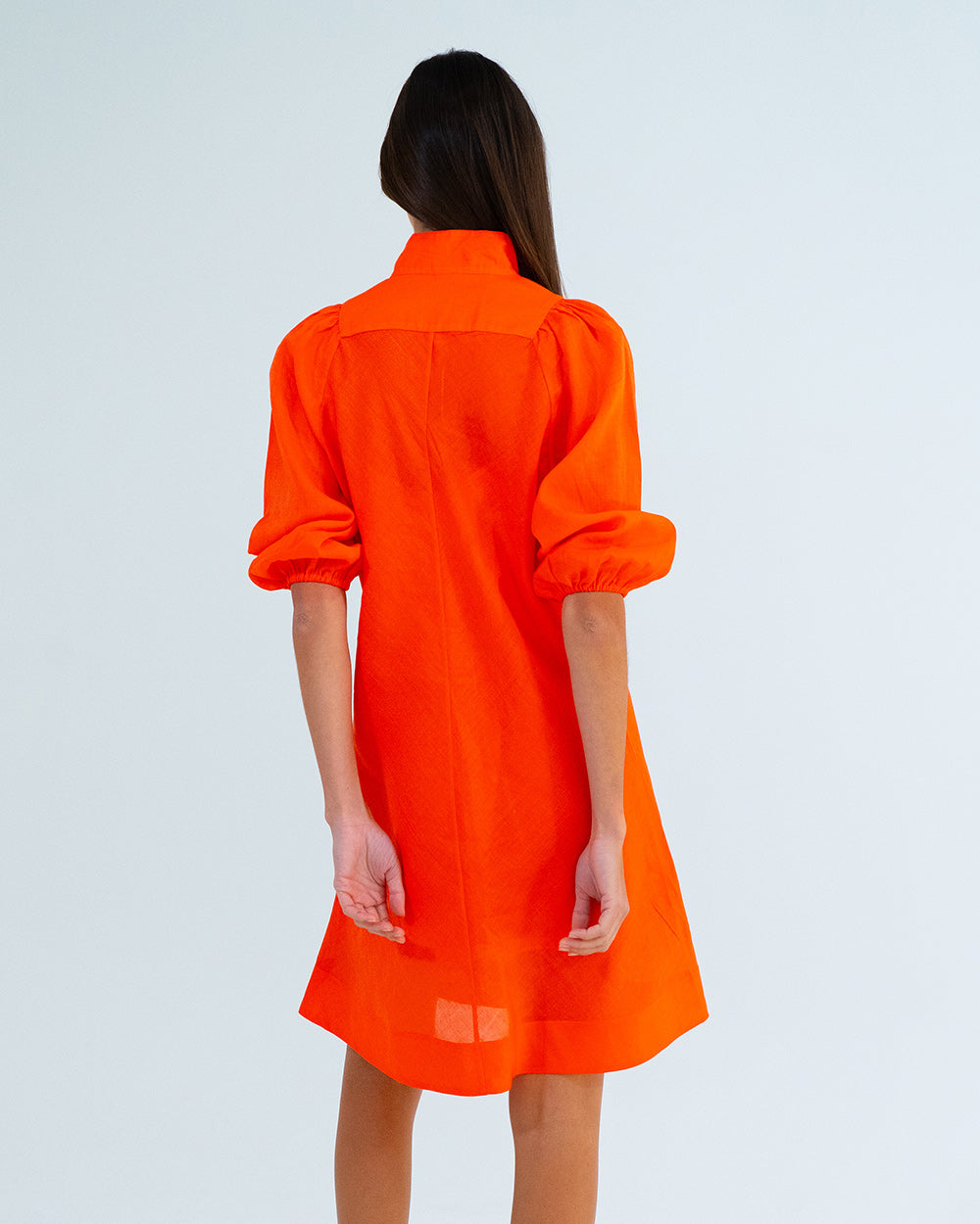 River Mini Dress - Tangerine